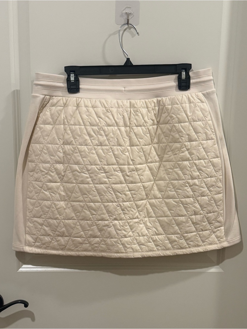 Athleta Solstice Skirt Quilted Chantilly Cream Size 14 - Picture 6 of 10